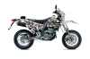 Suzuki DRZ 400 S Metal Tank Dirt Bike Graphic Kit - 2000-2023 Mad Hatter White