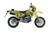 Suzuki DRZ 400 S Metal Tank Dirt Bike Graphic Kit - 2000-2023 Motorhead Yellow