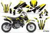 Suzuki DRZ 70 Dirt Bike Graphic Kit - 2008-2016 Attack Yellow