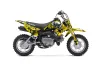 Suzuki DRZ 70 Dirt Bike Graphic Kit - 2008-2016 Motorhead Yellow