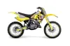 Suzuki RM 125 Dirt Bike Graphic Kit - 1992 T Bomber Yellow