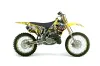 Suzuki RM 125 Dirt Bike Graphic Kit - 1996-1998 Mad Hatter Yellow