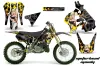 Suzuki RM 125 Dirt Bike Graphic Kit - 1996-1998 Motorhead Mandy Black