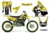 Suzuki RM 125 Dirt Bike Graphic Kit - 1996-1998 Reaper Yellow
