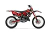 Suzuki RM 125 Dirt Bike Graphic Kit - 2001-2009 Checkered Skull Red