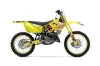 Suzuki RM 125 Dirt Bike Graphic Kit - 2001-2009 Vegas Baller Yellow