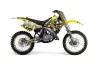 Suzuki RM 250 Dirt Bike Graphic Kit - 1989-1992 Mad Hatter Yellow