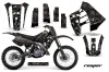 Suzuki RM 250 Dirt Bike Graphic Kit - 1989-1992 Reaper Black