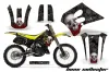 Suzuki RM 250 Dirt Bike Graphic Kit - 1993-1995 Bone Collector Black