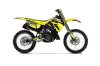 Suzuki RM 250 Dirt Bike Graphic Kit - 1993-1995 Tribal Flames Yellow