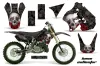 Suzuki RM 250 Dirt Bike Graphic Kit - 1996-1998 Bone Collector Black