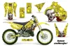 Suzuki RM 250 Dirt Bike Graphic Kit - 1996-1998 Bone Collector Yellow