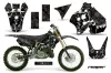 Suzuki RM 250 Dirt Bike Graphic Kit - 1996-1998 Reaper Black