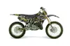 Suzuki RM 250 Dirt Bike Graphic Kit - 1996-1998 Silver Star - Silverhaze Yellow