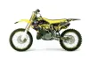 Suzuki RM 250 Dirt Bike Graphic Kit - 1999-2000 Mad Hatter Yellow