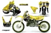 Suzuki RM 250 Dirt Bike Graphic Kit - 1999-2000 Reaper Yellow