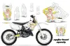 Suzuki RM 250 Dirt Bike Graphic Kit - 2001-2009 Motorhead Mandy White