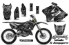 Suzuki RM 250 Dirt Bike Graphic Kit - 2001-2009 Skulls and Hammers Silver