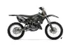 Suzuki RM 250 Dirt Bike Graphic Kit - 2001-2009 Skulls and Hammers Silver