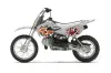Suzuki RM 65 Dirt Bike Graphic Kit - All Years Vegas Baller Silver