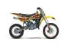 Suzuki RM 85 Dirt Bike Graphic Kit - 2001-2023 Firestorm Yellow