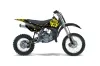 Suzuki RM 85 Dirt Bike Graphic Kit - 2001-2023 Silver Star - Reloaded Yellow