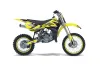 Suzuki RM 85 Dirt Bike Graphic Kit - 2001-2023 Tribal Flames Yellow