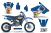 Suzuki RM 85 Dirt Bike Graphic Kit - 2001-2023 Vegas Baller Blue