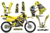 Suzuki RMX 250 Dirt Bike Graphic Kit - 1989-1998 Mad Hatter Yellow