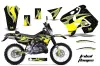 Suzuki RMX 250 S Dirt Bike Graphic Kit - 1996-1998 Tribal Flames Yellow