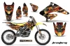 Suzuki RMZ 250 Dirt Bike Custom Graphic Kit - 2004-2006