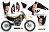 Suzuki RMZ 250 Dirt Bike Graphic Kit - 2004-2006 Mandy Black