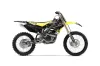 Suzuki RMZ 250 Dirt Bike Graphic Kit - 2004-2006 Skulls and Hammers Black