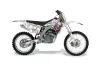 Suzuki RMZ 250 Dirt Bike Graphic Kit - 2007-2009 Bone Collector White