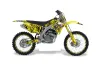 Suzuki RMZ 250 Dirt Bike Graphic Kit - 2007-2009 Motorhead Yellow