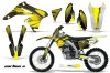 Suzuki RMZ 250 Dirt Bike Graphic Kit - 2010-2018 Carbon X Yellow