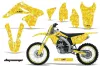 Suzuki RMZ 250 Dirt Bike Graphic Kit - 2010-2018 Digicamo Yellow