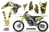 Suzuki RMZ 250 Dirt Bike Graphic Kit - 2010-2018 Mad Hatter Yellow