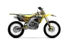 Suzuki RMZ 450 Dirt Bike Graphic Kit - 2005-2006 Motorhead Black