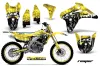 Suzuki RMZ 450 Dirt Bike Graphic Kit - 2005-2006 Reaper Yellow
