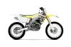 Suzuki RMZ 450 Dirt Bike Graphic Kit - 2005-2006 Silver Star - Reloaded White