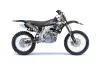 Suzuki RMZ 450 Dirt Bike Graphic Kit - 2007 Checkered Skull Silver