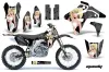 Suzuki RMZ 450 Dirt Bike Graphic Kit - 2007 Mandy Black