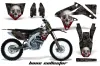 Suzuki RMZ 450 Dirt Bike Graphic Kit - 2008-2016 Bone Collector Black