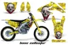 Suzuki RMZ 450 Dirt Bike Graphic Kit - 2008-2016 Bone Collector Yellow