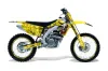 Suzuki RMZ 450 Dirt Bike Graphic Kit - 2008-2016 Bone Collector Yellow