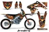 Suzuki RMZ 450 Dirt Bike Graphic Kit - 2008-2016 Firestorm Black