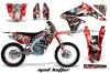 Suzuki RMZ 450 Dirt Bike Graphic Kit - 2008-2016 Mad Hatter Red