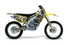 Suzuki RMZ 450 Dirt Bike Graphic Kit - 2008-2016 Mad Hatter Yellow