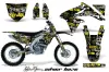 Suzuki RMZ 450 Dirt Bike Graphic Kit - 2008-2016 Silver Star - Silverhaze Yellow
